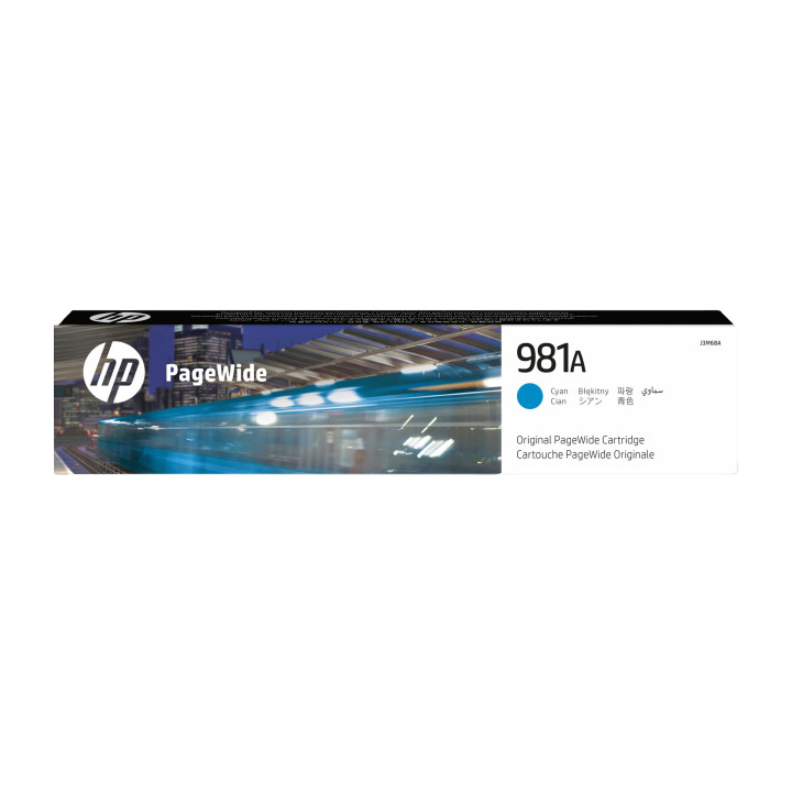HP 981A cartouche PageWide Cyan authentique