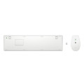 HP 650 WRLS KB/MSE COMBO WHT FR clavier Souris incluse Maison RF sans fil Blanc