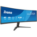 iiyama G-MASTER 45"LCD Curved Bus. UWQHD écran plat de PC 113 cm (44.5") 5120 x 1440 pixels Dual QHD LED Noir