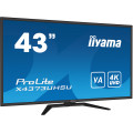 iiyama ProLite X4373UHSU-B1 écran plat de PC 108 cm (42.5") 3840 x 2160 pixels 4K Ultra HD Noir