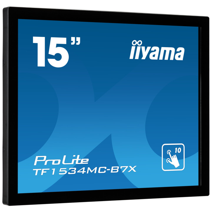 iiyama TF1534MC-B7X Moniteur de caisse 38,1 cm (15") 1024 x 768 pixels XGA Écran tactile