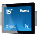 iiyama TF1515MC-B2 écran plat de PC 38,1 cm (15") 1024 x 768 pixels XGA LED Écran tactile Noir