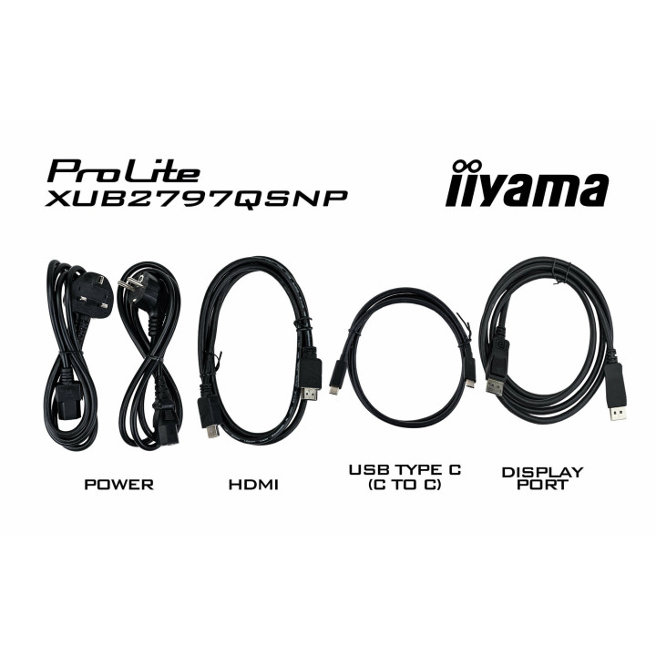 iiyama ProLite XUB2797QSNP-B1 écran plat de PC 68,6 cm (27") 2560 x 1440 pixels Quad HD LED Noir