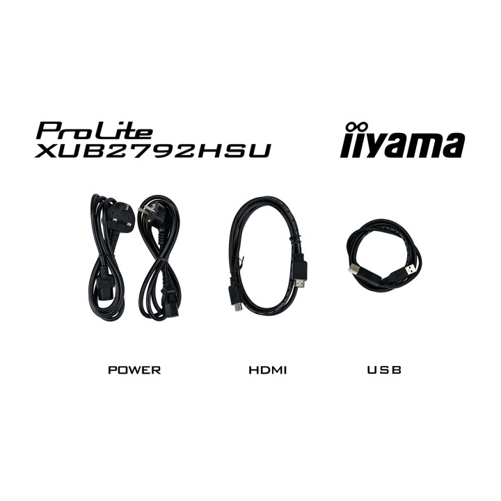 iiyama ProLite XUB2792HSU-W6 écran plat de PC 68,6 cm (27") 1920 x 1080 pixels Full HD LED Blanc