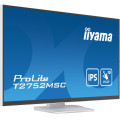iiyama ProLite T2752MSC-W1 écran plat de PC 68,6 cm (27") 1920 x 1080 pixels Full HD LED Écran tactile Blanc