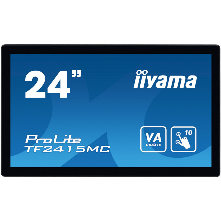 iiyama ProLite TF2415MC-B2 écran plat de PC 60,5 cm (23.8") 1920 x 1080 pixels Full HD LED Écran tactile Multi-utilisateur No