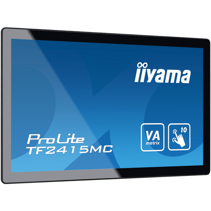 iiyama ProLite TF2415MC-B2 écran plat de PC 60,5 cm (23.8") 1920 x 1080 pixels Full HD LED Écran tactile Multi-utilisateur No