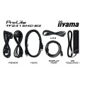 iiyama ProLite TF2415MC-B2 écran plat de PC 60,5 cm (23.8") 1920 x 1080 pixels Full HD LED Écran tactile Multi-utilisateur No
