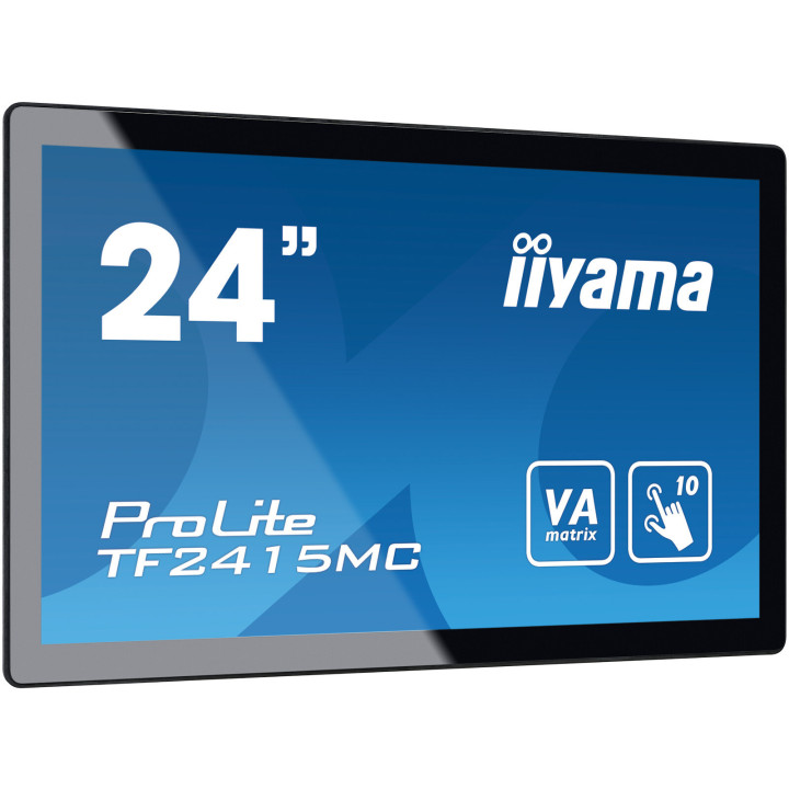 iiyama ProLite TF2415MC-B2 écran plat de PC 60,5 cm (23.8") 1920 x 1080 pixels Full HD LED Écran tactile Multi-utilisateur No