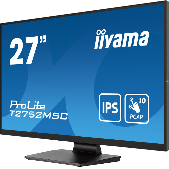 iiyama ProLite T2752MSC-B1 écran plat de PC 68,6 cm (27") 1920 x 1080 pixels Full HD LED Écran tactile Noir