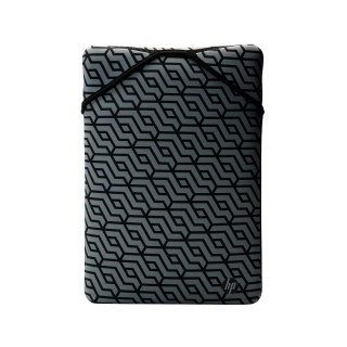 HP Housse de protection réversible noire à motif géométrique 14