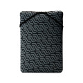 HP Housse de protection réversible noire à motif géométrique 14