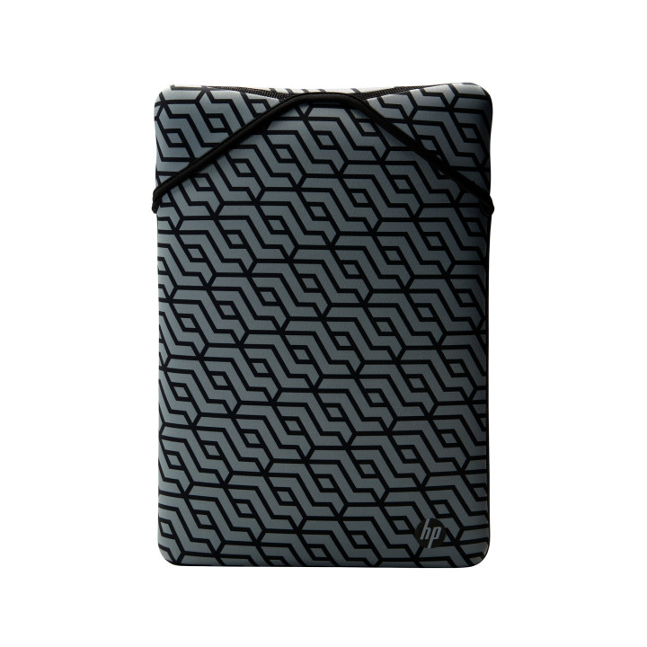 HP Housse de protection réversible noire à motif géométrique 14