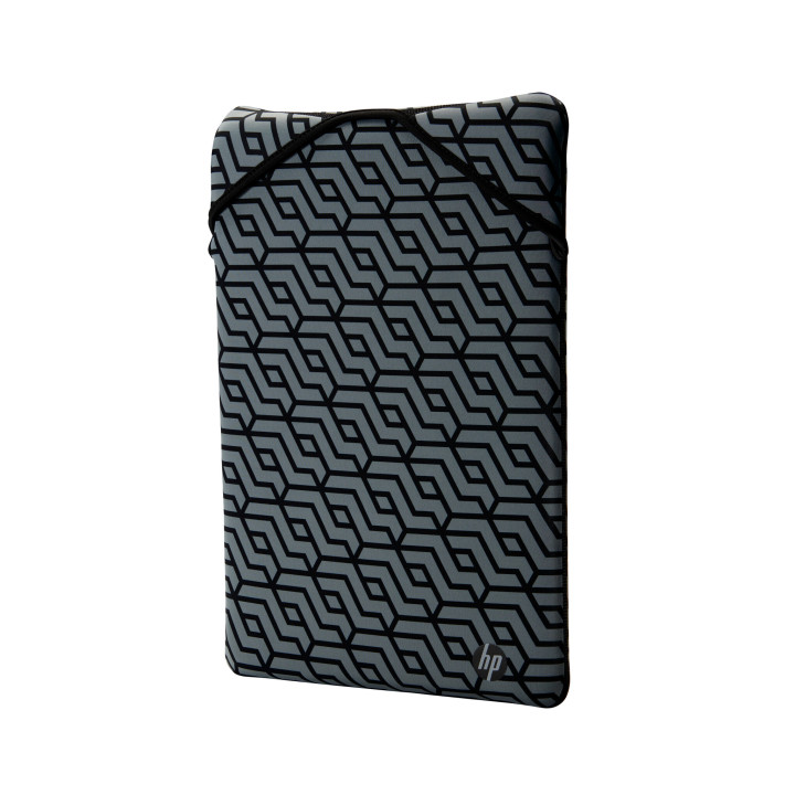 HP Housse de protection réversible noire à motif géométrique 14