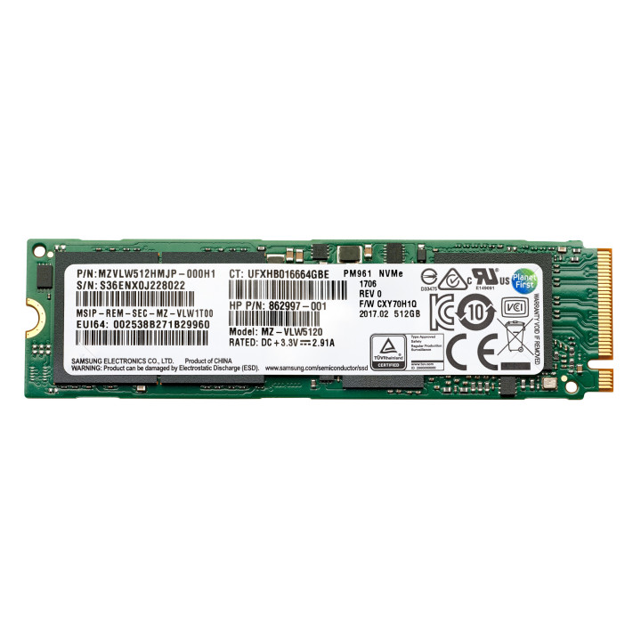 HP SSD TLC 512 Go PCIe 4x4 NVMe