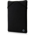 HP Housse de protection réversible noire à motif géométrique 14