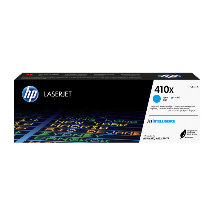 HP 410X toner LaserJet cyan grande capacité authentique