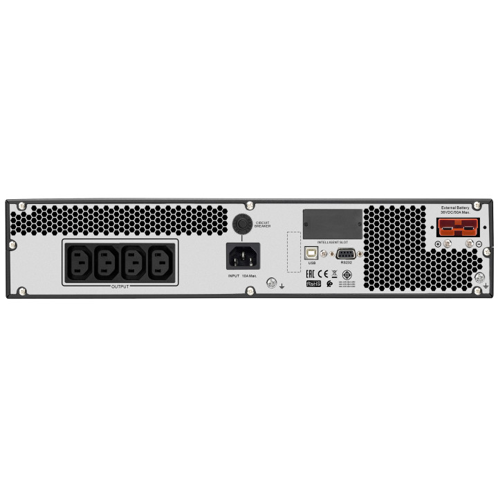 APC SRV1KRILRK alimentation d'énergie non interruptible Double-conversion (en ligne) 1 kVA 800 W 4 sortie(s) CA