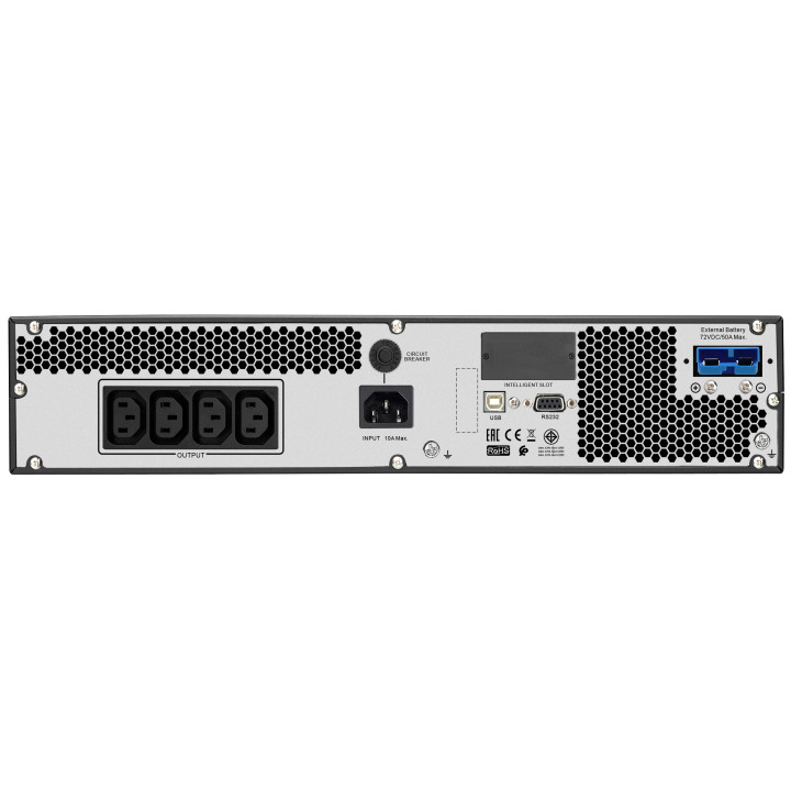 APC SRV2KRILRK alimentation d'énergie non interruptible Double-conversion (en ligne) 2 kVA 1600 W 4 sortie(s) CA