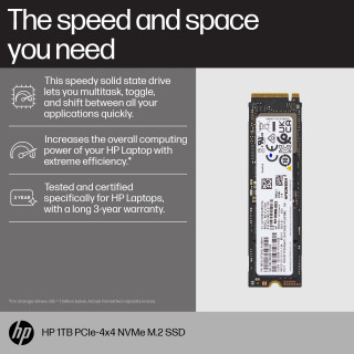 HP SSD PCIe4x4 NVMe M.2 1 To