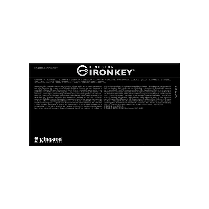 Kingston Technology IronKey 128 Go D500S FIPS 140-3 Lvl 3 AES-256
