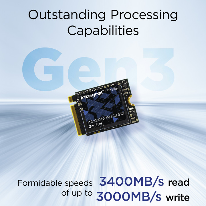 Integral INSSD512GM2230G3 disque SSD 512 Go M.2 PCI Express 3.0 NVMe TLC