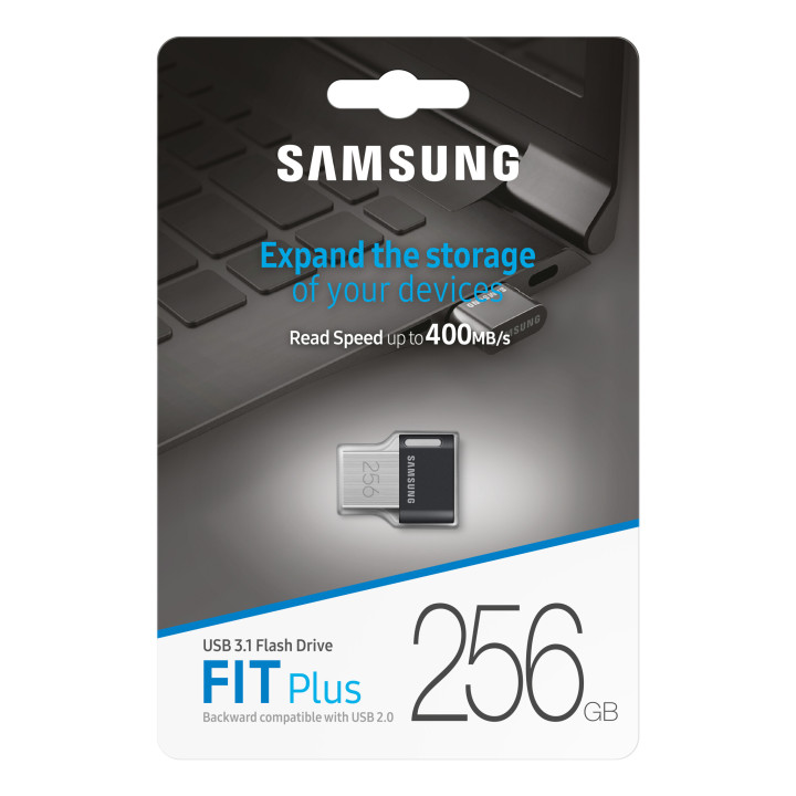 Samsung MUF-256AB lecteur USB flash 256 Go USB Type-A 3.2 Gen 1 (3.1 Gen 1) Gris, Argent