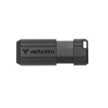 Verbatim Micro-clé USBPinStripe de 16 Go - noire