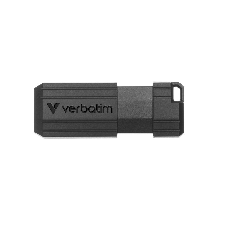 Verbatim Micro-clé USBPinStripe de 64 Go - noire