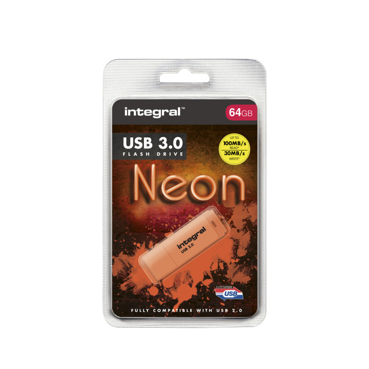 Integral INFD64GBNEONOR3.0 lecteur USB flash 64 Go 3.2 Gen 1 (3.1 Gen 1)