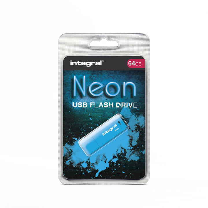 Integral INFD64GBNEONB lecteur USB flash 64 Go 2.0