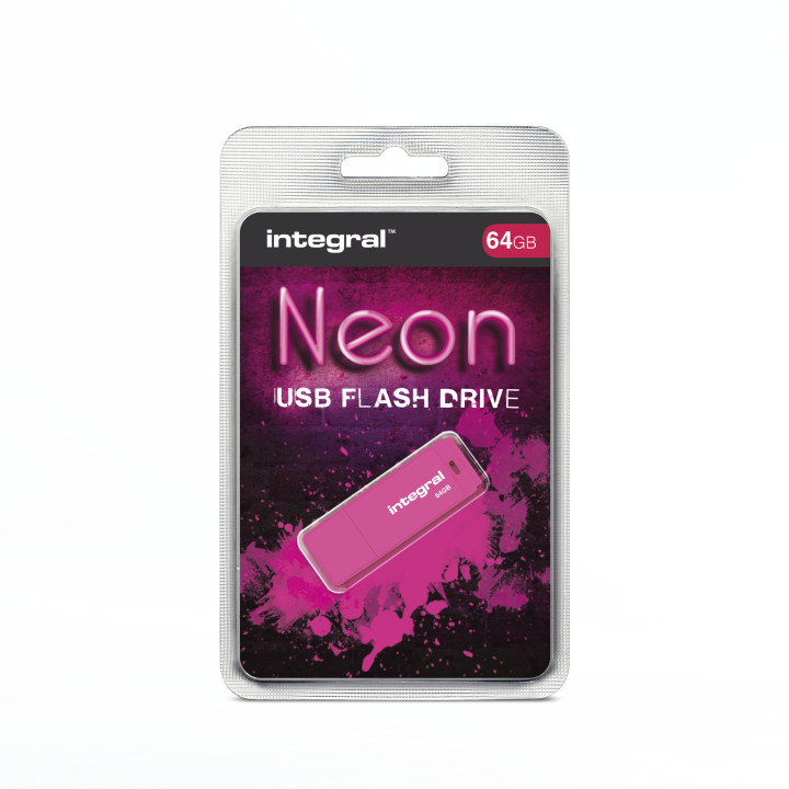 Integral INFD64GBNEONPK lecteur USB flash 64 Go 2.0