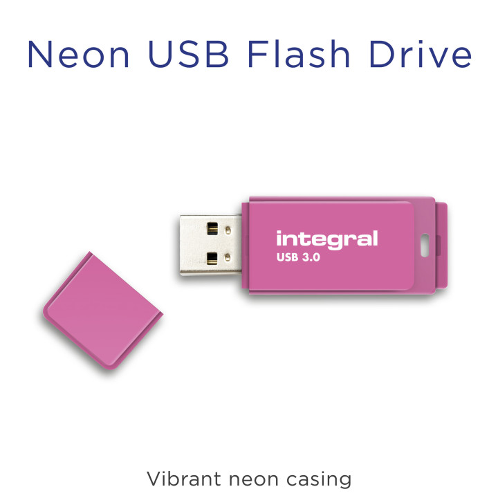 Integral INFD64GBNEONPK3.0 lecteur USB flash 64 Go 3.2 Gen 1 (3.1 Gen 1)