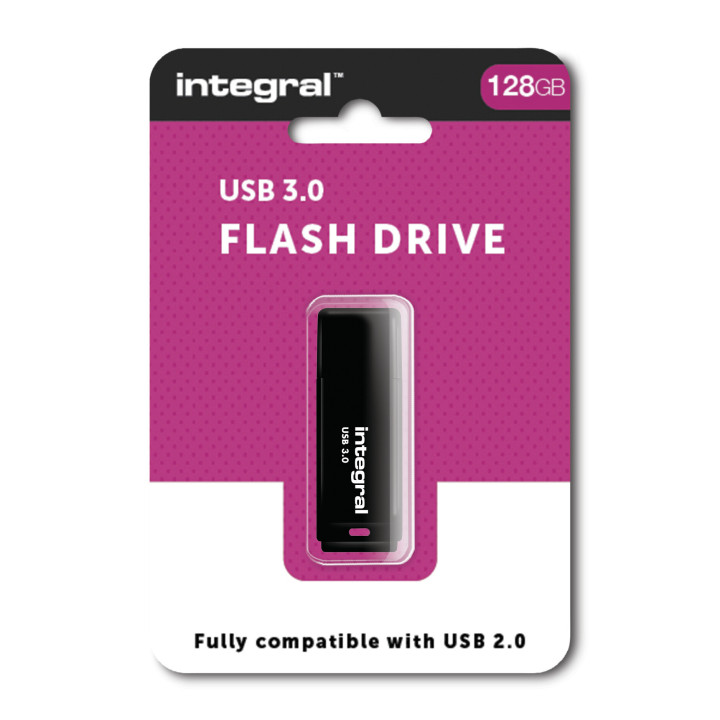 Integral INFD128GBBLK3.0 lecteur USB flash 128 Go 3.2 Gen 1 (3.1 Gen 1)