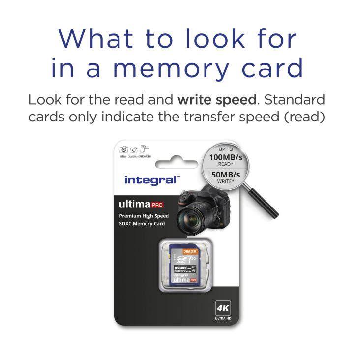 Integral INSDX256G-100/90V30 mémoire flash 256 Go SD UHS-I