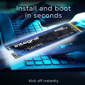 Integral INSSD500GM280NM2 disque SSD 500 Go M.2 PCI Express 3.1 NVMe 3D TLC