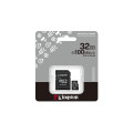 Kingston Technology Carte 32GB microSDHC Industrielle C10 A1 pSLC + adaptateur SD