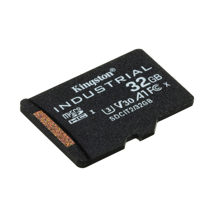 Kingston Technology Carte 32GB microSDHC Industrielle C10 A1 pSLC + adaptateur SD