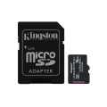 Kingston Technology Carte 16GB microSDHC Industrielle C10 A1 pSLC + adaptateur SD