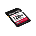 Kingston Technology 128GB Canvas React Plus SDXC UHS-II 280R/100W U3 V60 for Full HD/4K