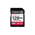 Kingston Technology 128GB Canvas React Plus SDXC UHS-II 280R/100W U3 V60 for Full HD/4K
