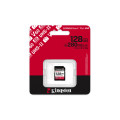 Kingston Technology 128GB Canvas React Plus SDXC UHS-II 280R/100W U3 V60 for Full HD/4K