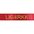 Epson Ruban satin pour étiqueteuse LK-4RKK Or/Rouge 12 mm (5 m)