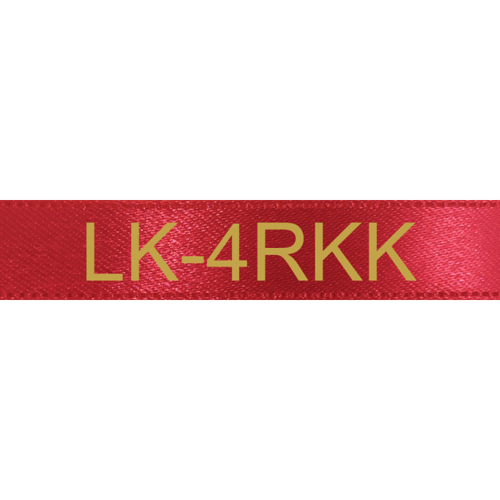 Epson Ruban satin pour étiqueteuse LK-4RKK Or/Rouge 12 mm (5 m)