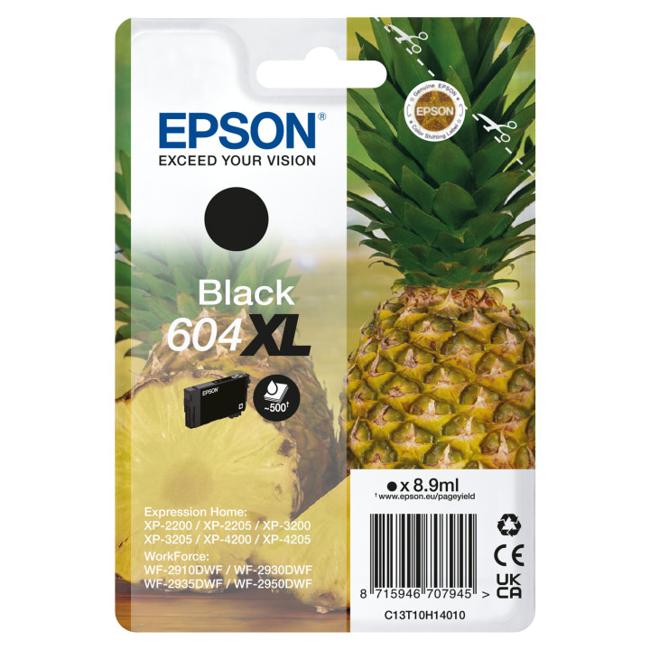 Epson Singlepack Black 604XL Ink