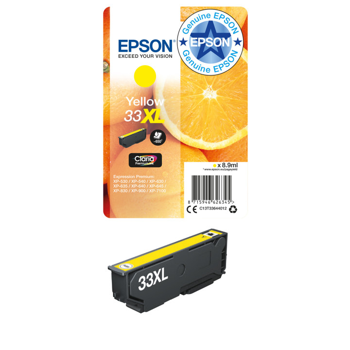 Epson Oranges Cartouche " " - Encre Claria Premium J (XL)