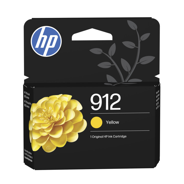 HP 912 Cartouche d'encre jaune authentique