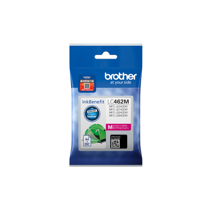 Brother LC462M cartouche d'encre 1 pièce(s) Original Rendement standard Magenta