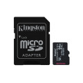Kingston Technology Carte 64GB microSDXC Industrielle C10 A1 pSLC + adaptateur SD