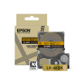 Epson Ruban satin pour étiqueteuse LK-4KBK Noir/Or 12 mm (5 m)